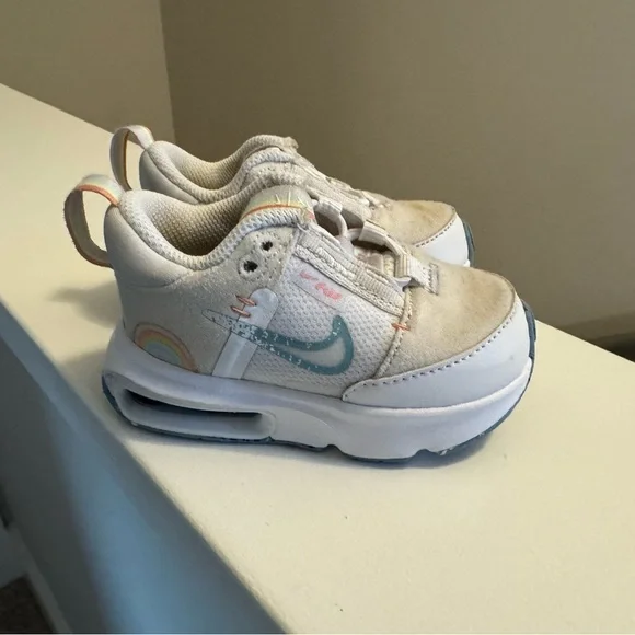 Nike | Shoes | Nike Air Max Intrlk Whiteblue Toddler Girls  display picture 2